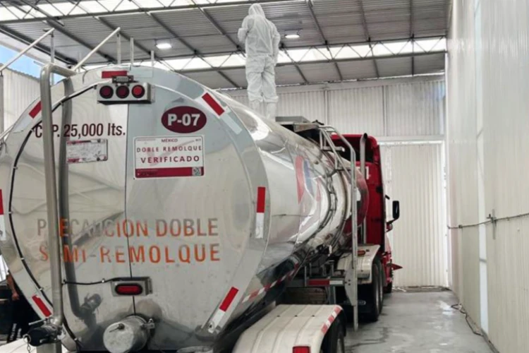 Lavado Grado Alimenticio para pipas industriales
