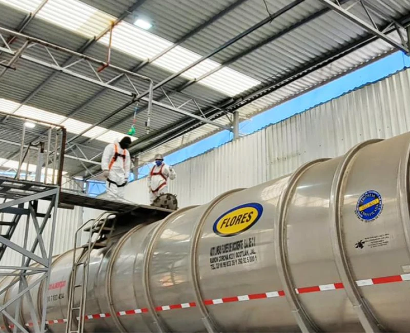 Resultados de lavado de pipas grado alimenticio
