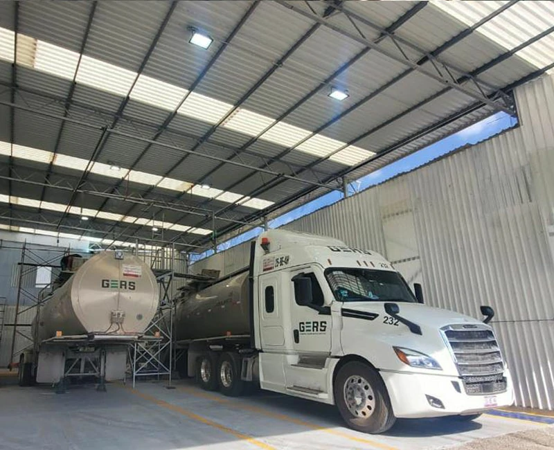 Proceso de vaporizado de tanques industriales